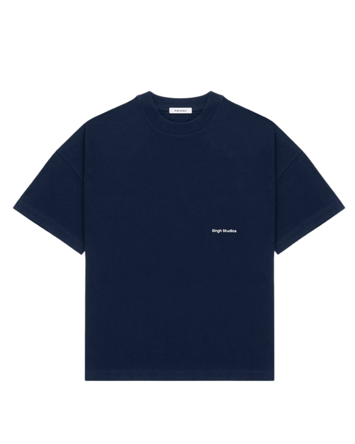 SS logo tee navy blue