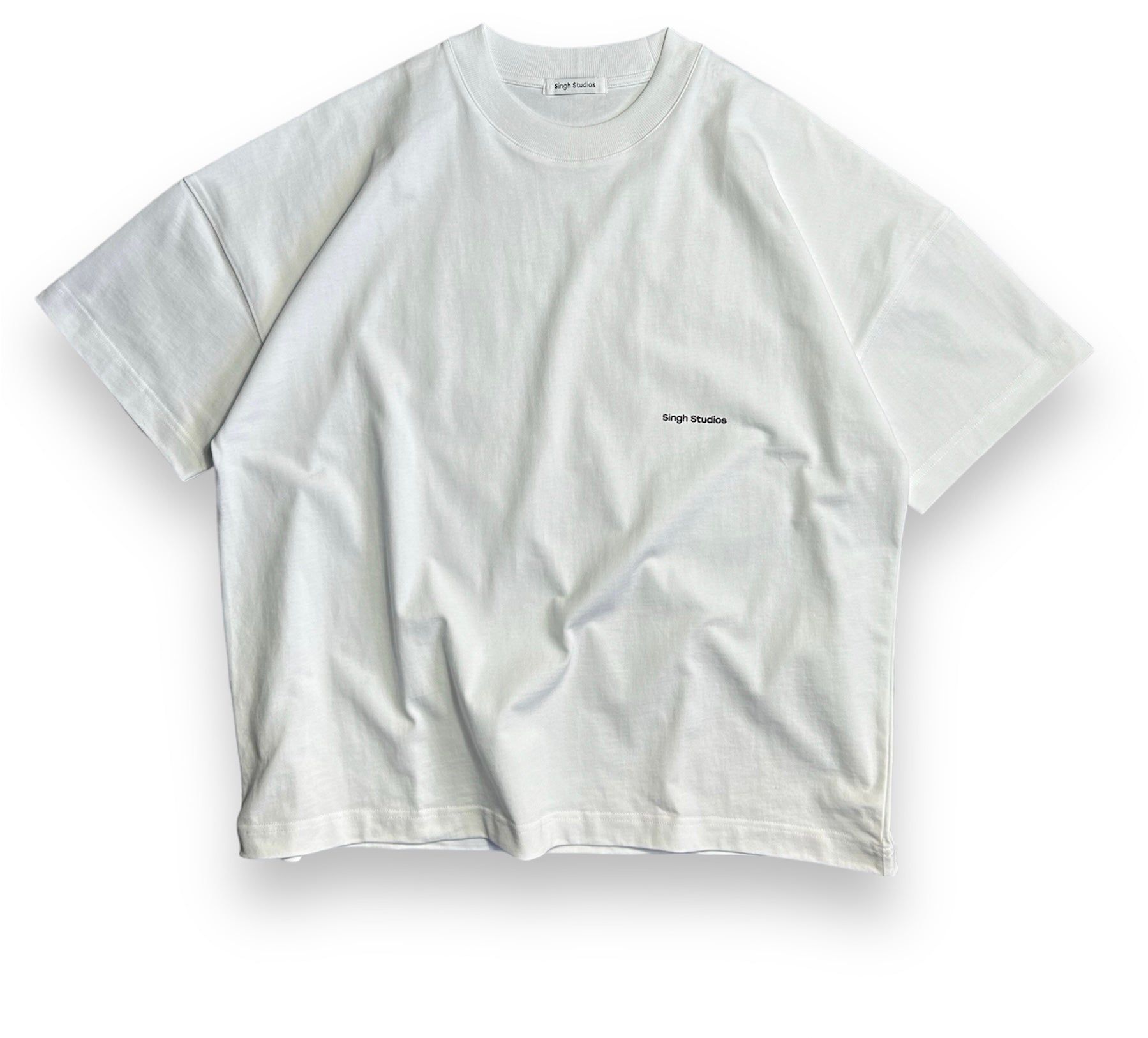 SS logo tee white